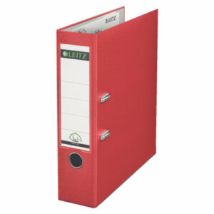 LV9186 | Leitz Lever Arch File 80mm A4 Red 10101025