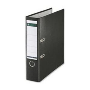 LV9197 | Leitz Lever Arch File 80mm Foolscap Black 11101195
