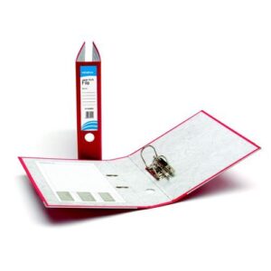 LV9223 | Initiative Pp Coated Brd Larch File A4 70mm Spine Red