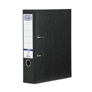 LV9366 | Elba Smart Lever Arch File 80mm A4 Black 100081009