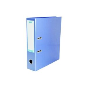 LV9399 | Elba Lever Arch File Laminated Gloss Finish 70mm A4 Met Blue