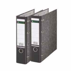 LV9479 | Leitz Standard Double File LAF 180° A4 80mm (Pob) Black