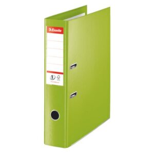 LV9496 | Esselte LAF No1 Pp Fc 75mm Lime Pack 10