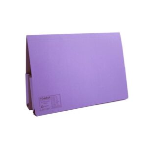 LW1462 | Guildhall Double Pocket Legal Wallet Foolscap Mauve 214-MVEZ