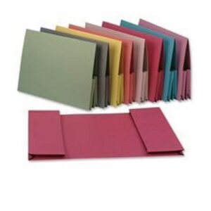 LW1522 | Guildhall Double Pocket Legal Wallet Foolscap Red 214-RED