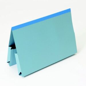 LW1531 | Guildhall Reinforced Dbl Pocket Legal Wallet FC Blue 218-BLU