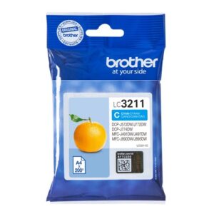 LZ6391 | Brother LC3211C Cyan Ink Cartridge Yield 200 Pages