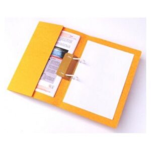 MF1233 | Railex Easifile Foolscap With Pocket 330Gsm Gold Pack 25