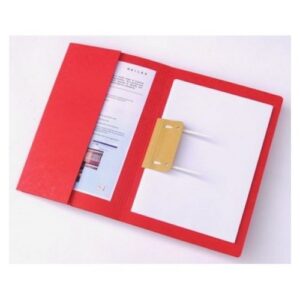 MF1234 | Railex Easifile Foolscap With Pocket 330Gsm Ruby Pack 25
