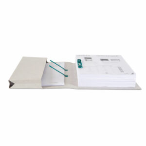 MF1236 | Railex Polifile Foolscap With Pocket 330Gsm Ivory Pack 25