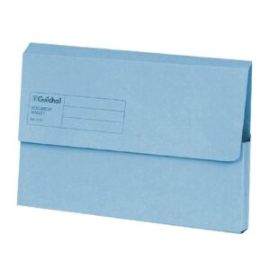 MF1421 | Guildhall Document Wallet A4 Blue Pack 50 PDW4-BLUZ