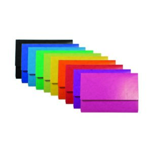 MF1423 | Iderama Pocket Wallet Fcap Asssorted 265Gsm Pressboard Pk25