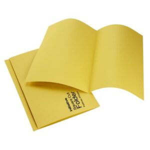 MF9304 | Initiative Square Cut Folders Mediumweight FC Yellow