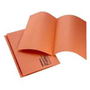MF9308 | Initiative Square Cut Folders Mediumweight FC Orange