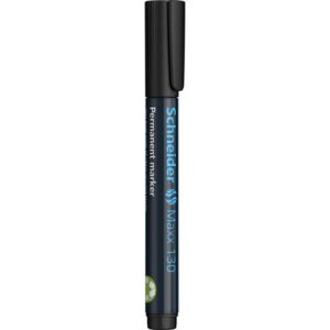 MK2113 | Schneider Maxx 130 Perm Marker Bullet Tip BK PK10