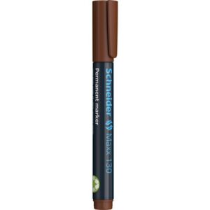MK2119 | Schneider Maxx 130 Perm Marker Bullet Tip Brown PK10