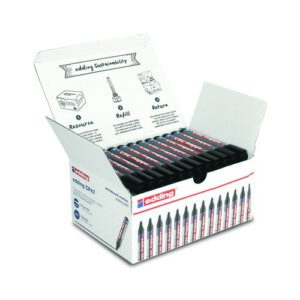 MK2208 | Edding Drywipe Markers box 50 black