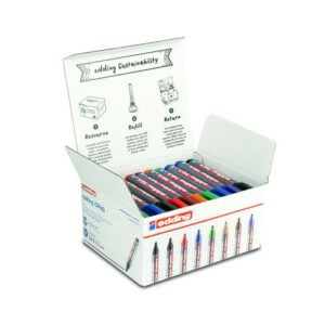 MK2209 | Edding Drywipe Markers box 50 assorted