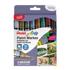 MK2212 | Metallic Paint Markers asstd pk 8