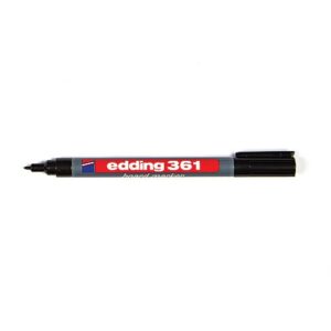 MK3123 | Edding 361 DryWipe Markers Black CP 40