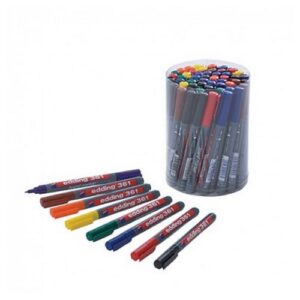 MK3124 | Edding 360 Drywipe Markers Black 4-360001