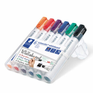 MK3146 | Steadtler Lumcolor Whiteboard Markers Assorted Pk 6 351 WP6