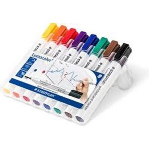 MK3147 | Steadtler Lumcolor Whiteboard Markers Assorted Pk 8 351 WP8