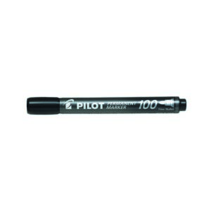 MK3312 | Pilot 100 Permanent Marker Black Bullet Tip