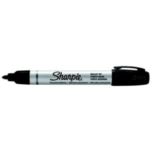 MK3801 | Sharpie Metal Permanent Marker Small Bullet Tip Black