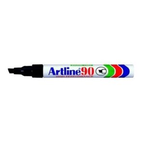 MK3820 | Artline Permanent Marker 90 Chisel Tip Black EK-90