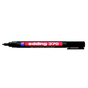 MK3827 | Edding Permanent Marker 370 Fine Bullet Tip Black 370-001