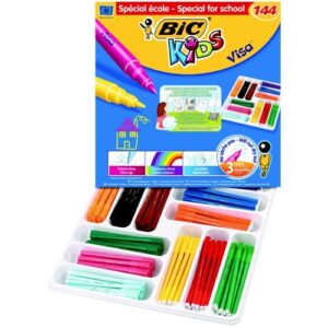 MK3839 | Bic Kids Colouring Felt Tip Pens Assorted Pack of 144