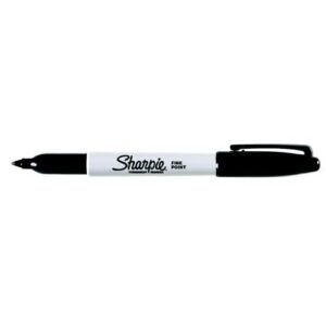 MK3887 | Sharpie Fine Tip Permanent Marker Black S0810930
