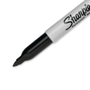 MK8283 | Sharpie Fine Permanent Marker Black Pack of 24 2025161