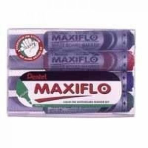 MK9395 | Pentel Maxiflo Wbrd Marker Fine Bullet Wallet 4 Ast YMWL5S-4