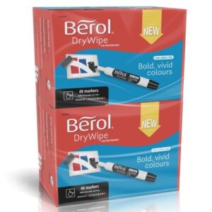 MK9525 | Berol Drywipe Pen Round Assorted Display Pack 96 S0660680
