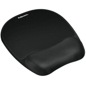 MP2993 | Fellowes Memory Foam Mousepad Wrist Support Black
