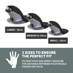 MP9793 | Penguin Vertical Mouse Large Wireless
