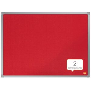 NB5112 | Nobo Essence Felt Noticeboard 600 x 450 Red