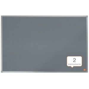NB5113 | Nobo Essence Felt Noticeboard 900x600 Grey