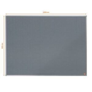 NB5116 | Nobo Essence Felt Noticeboard 1200 x 900 grey