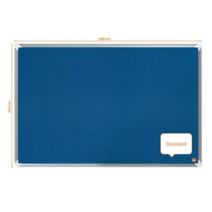 NB5118 | Nobo Premium Plus Felt Noticeboard 900x600 blue