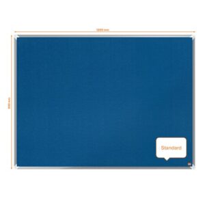NB5120 | Nobo Premium Plus Felt Noticeboard 1200 x 900 blue
