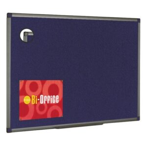 NB6105 | Bi-Office Blue Felt board 600x450 Alumium Frame FB0443186