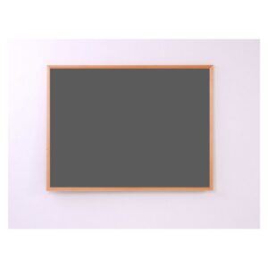 NB7143 | Eco-Sound Light Oak MDF Noticeboard 1200w x 1200h Red