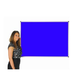 NB8296 | Adboards Deluxe Aluminium Frame Noticeboard 1200x900 Blue