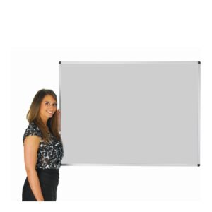 NB8301 | Adboards Deluxe Aluminium Frame Noticeboard 1800x1200 Grey