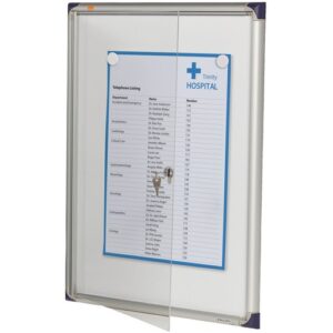 NB9218 | Nobo Extra-flat Glazed Case 4xA4 1900846