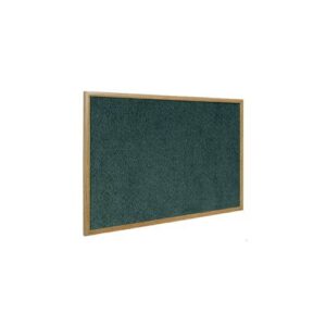 NB9279 | Earth Wood Effect Frame Blue Felt Notice Board 900x600mm