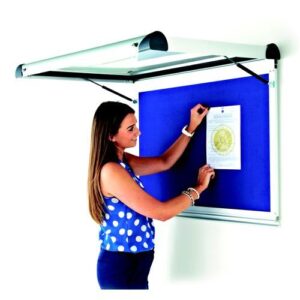 NB9284 | Bi-Office Fire Retardant Blue Fabric Notice Brd 1200X900mm